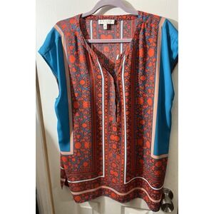 Chaus Ladies Sleeveless Top Bright Vibrant Colors XL